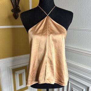 OBANDO Collective Elegant Tan Halter Top